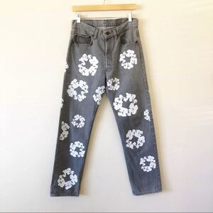 Levi’s Denim Tears Cotton Wreath Sz 30 gray